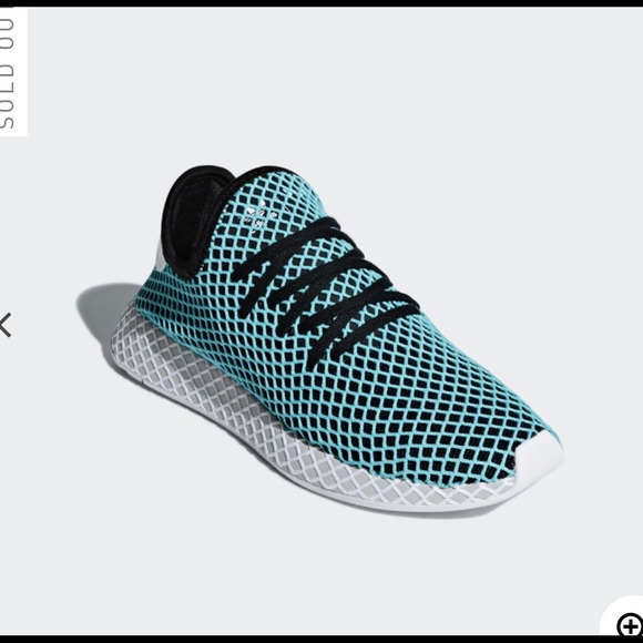 NWT Adidas Blue Parley x Deerupt Runner Core Black - Picture 6 of 8